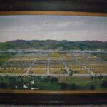Painting of Highlawn Addition and Ordnance Park in 1940's